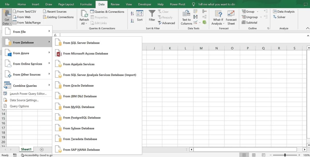 Power query sql. Power query sql